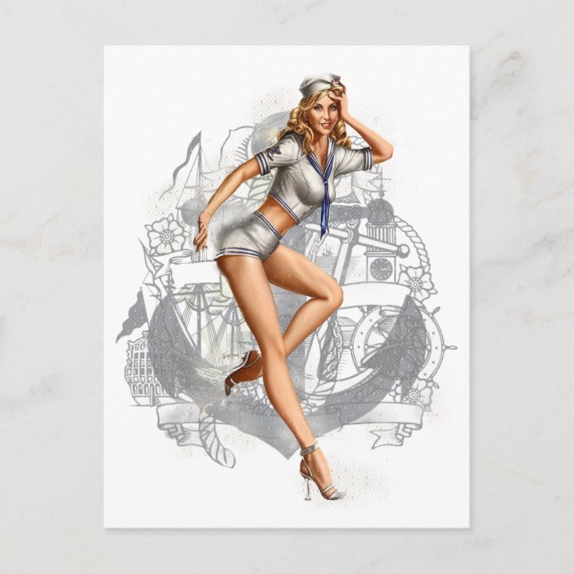 pinup 2 vykort (Framsida)