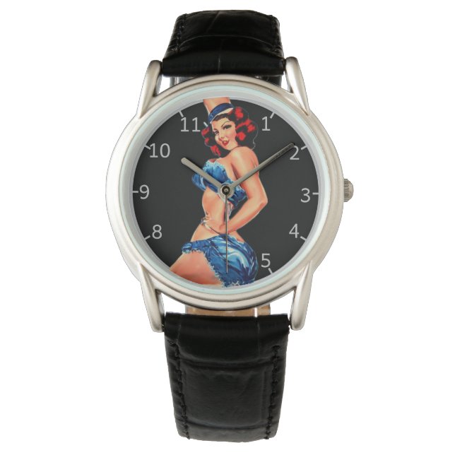 Pinup Art Watch Armbandsur (Framsida)