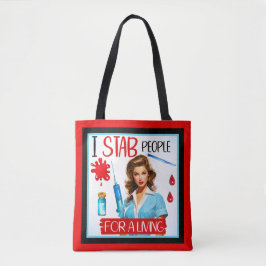 Pinup för akut nostalgisk sjuksköterska för ett li tygkasse