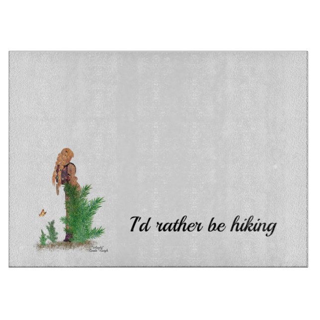 Pinup för ryggsäck för rödhårig Hiker- (Framsidan)