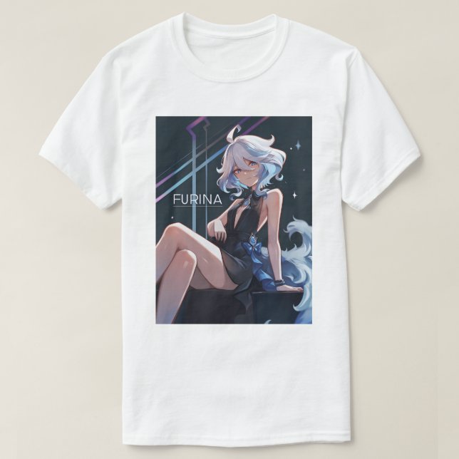 Pinup Furina 62 T Shirt (Design framsida)