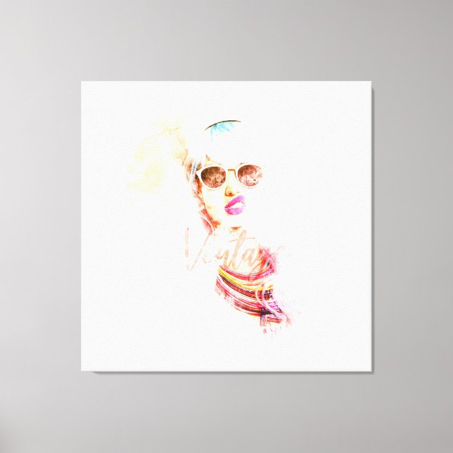 Pinup Girl  Canvastryck (Framsida)