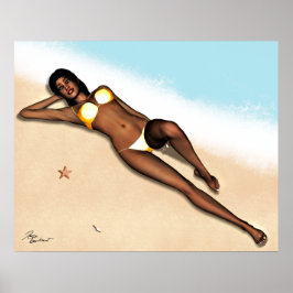 Pinup Girl Denise Poster