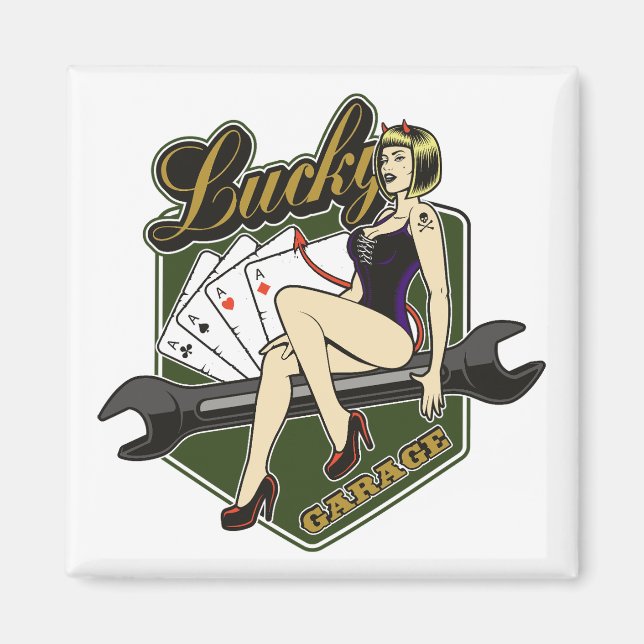 Pinup Girl Magnet (Framsidan)