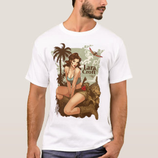 Pinup Lara Croft 188 T Shirt