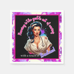 Pinup_ Nurse Badass Pappersservett