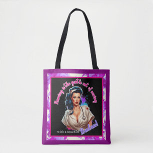 Pinup_ Nurse Badass Tygkasse