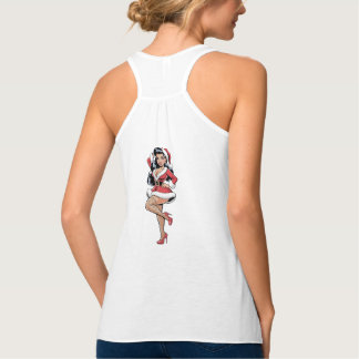 Pinup Santa Babe Linne Med Racerback