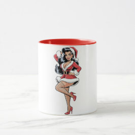 Pinup Santa Babe Mugg