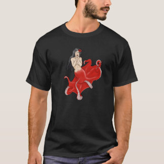 Pinupbläckfisksjöjungfru Cecaelia T-shirt
