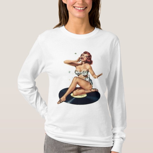 pinupdoll tee shirt (Framsida)