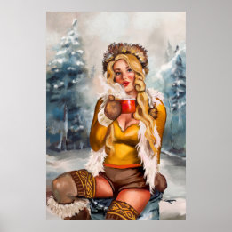 pinupet "Chocolate on a Kall Day" Poster