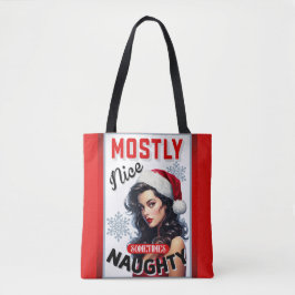 Pinupet Cute Ibland Naughty Retro-jul Tygkasse