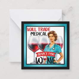 Pinupet Cute Nostalgic Nurse kommer att vara en ha Anteckningskort