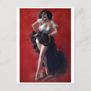 Pinupet Dancer Vykort