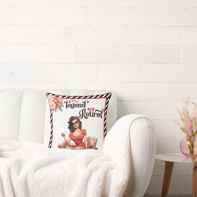 Pinupet för pensionerad förklaring kudde (Soffa)