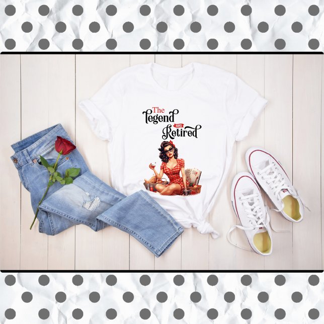 Pinupet för pensionerad förklaring t shirt (Skapare uppladdad)