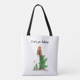Pinupet Girl Tote Bag för rödhårig Hiker-ryggsäck Tygkasse