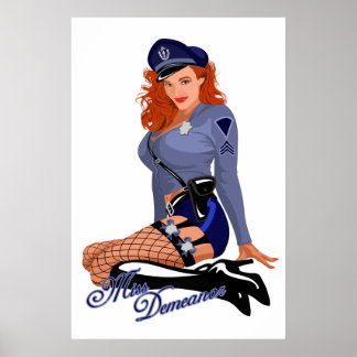 pinupet ’Miss Demeanor’ Poster