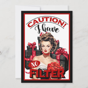 Pinupet Retro-julnummer, filter Tack Kort