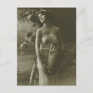 Pinupet vintage Fransk Vykort