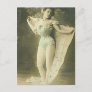 Pinupet vintage Fransk Vykort