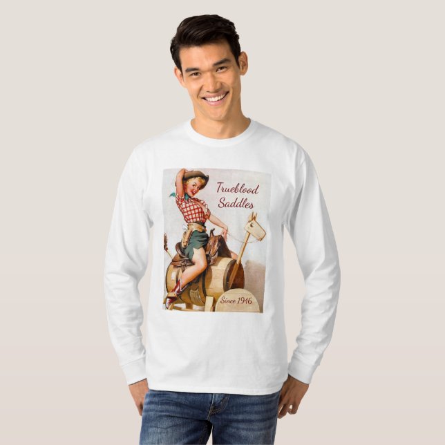Pinupets sadel t shirt (Hel framsida)