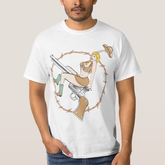 Pinupflicka T-shirt (Framsida)