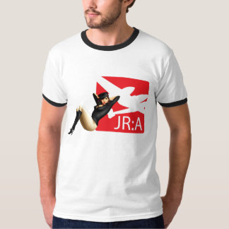 PinupflickaT-tröja 'John Ross: American Tee Shirt
