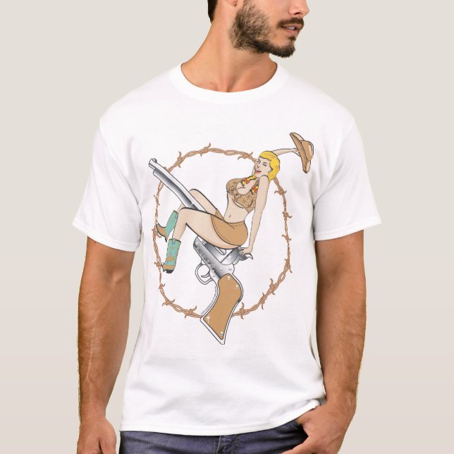 Pinupflickor Tee Shirt (Framsida)
