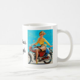 Pinupmotorcykel Kaffemugg