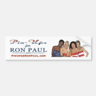 PinUps4RonPaul-bildekal Bildekal