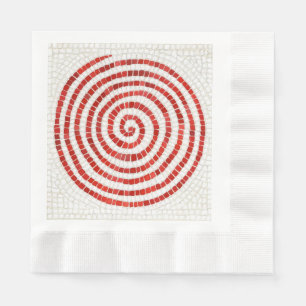 PINWHEEL MOSAIC Coded Luncheon Pappersservett
