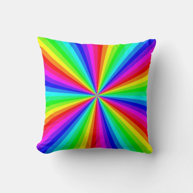 PINWHEEL RAINBOW KUDDE (Framsida)