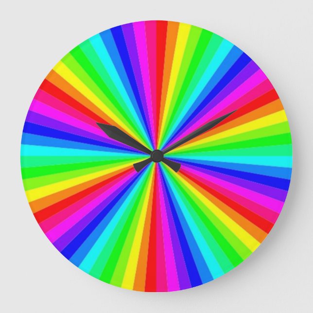 PINWHEEL RAINBOW STOR KLOCKA (Framsida)