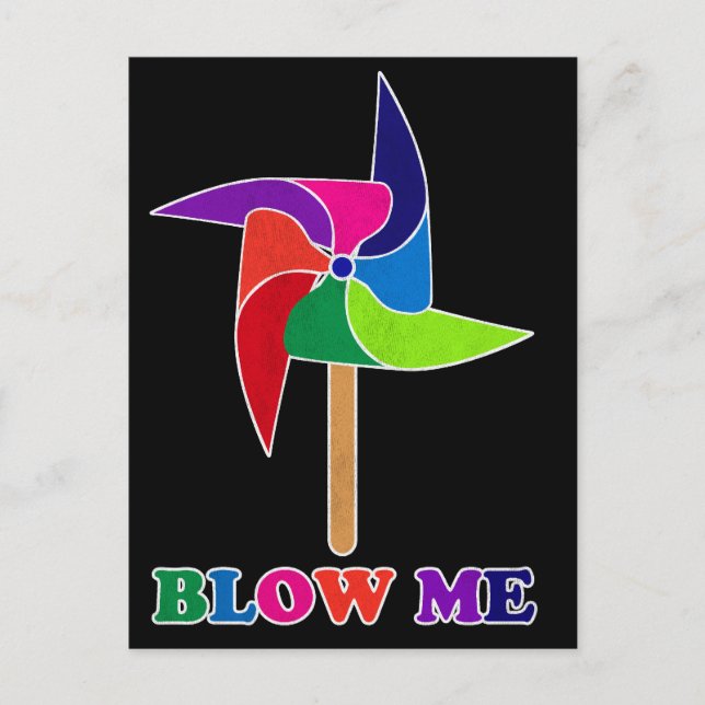 PinWheel Vykort (Framsida)