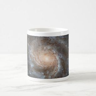 Pinwheelgalaxen Hubble-teleskopet Foto från yttre Kaffemugg