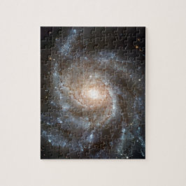 Pinwheelgalaxen Hubble-teleskopet Foto från yttre  Pussel