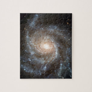 Pinwheelgalaxen Hubble-teleskopet Foto från yttre Pussel