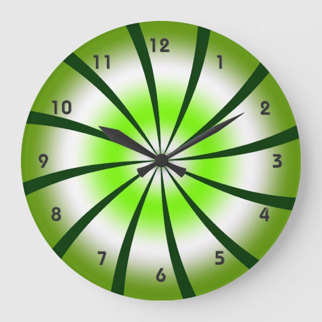 Pinwheelväggen tar tid på stor klocka (Framsida)