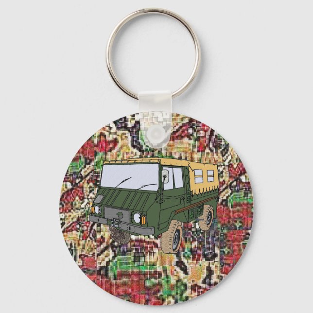 Pinzgauer 710M militär nyckelring lastbil (Framsida)