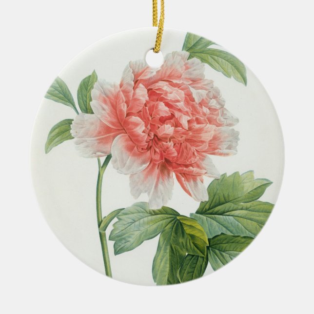 Pion 1799 (färgstippletrycket) julgransprydnad keramik (Framsidan)