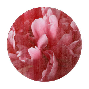 Pion Blommar Macro, Rosa Red.