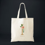 Pion Blommig Bokstav I Guld Monogram Brudtärna Tygkasse<br><div class="desc">Blommig bokstav I monogram tågbag har en akvarell bukett av rosa peonior och rosor,  grönska accent och falsk guld folie bokstav. Denna blommiga brudtärna monogram tågbag är perfekt för bröllop,  shower,  födelsedagar och mycket mer. Anpassa genom att lägga till namn eller en kort fras.</div>
