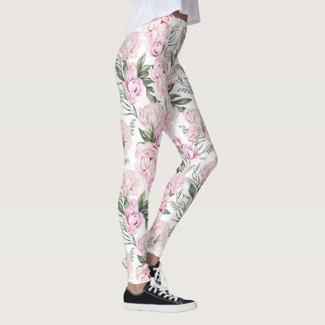 pion blomstrande leggings (Höger)