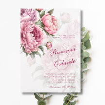 Pion Botanisk Romantik Konst Bröllop