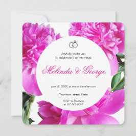 Pion inbjudan. Inbjudan