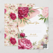 Pion & Orchid Trädgård Blommig Lyx Bröllop 