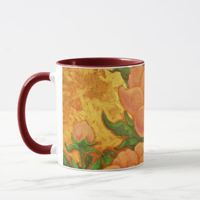 Pion ~ (Paeonia) Mugg (Vänster)