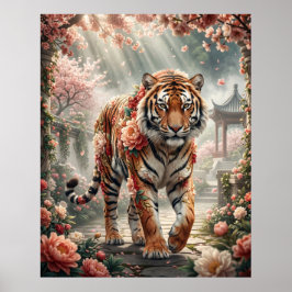 Pion Tiger Blossom Power Poster